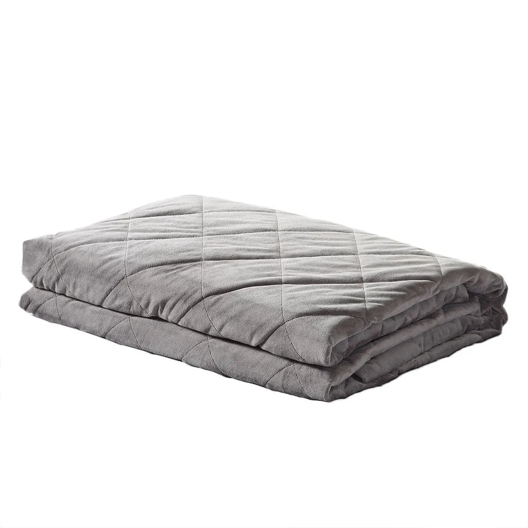 11KG Adults Size Anti Anxiety Weighted Blanket Gravity Blankets Grey
