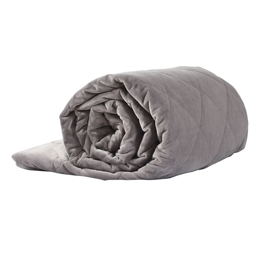 11KG Adults Size Anti Anxiety Weighted Blanket Gravity Blankets Grey