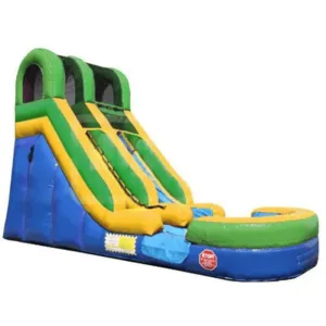 15'H Green Water Slide Wet n Dry