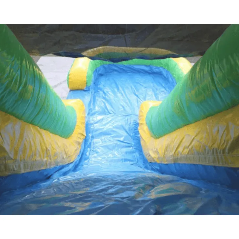 15'H Green Water Slide Wet n Dry