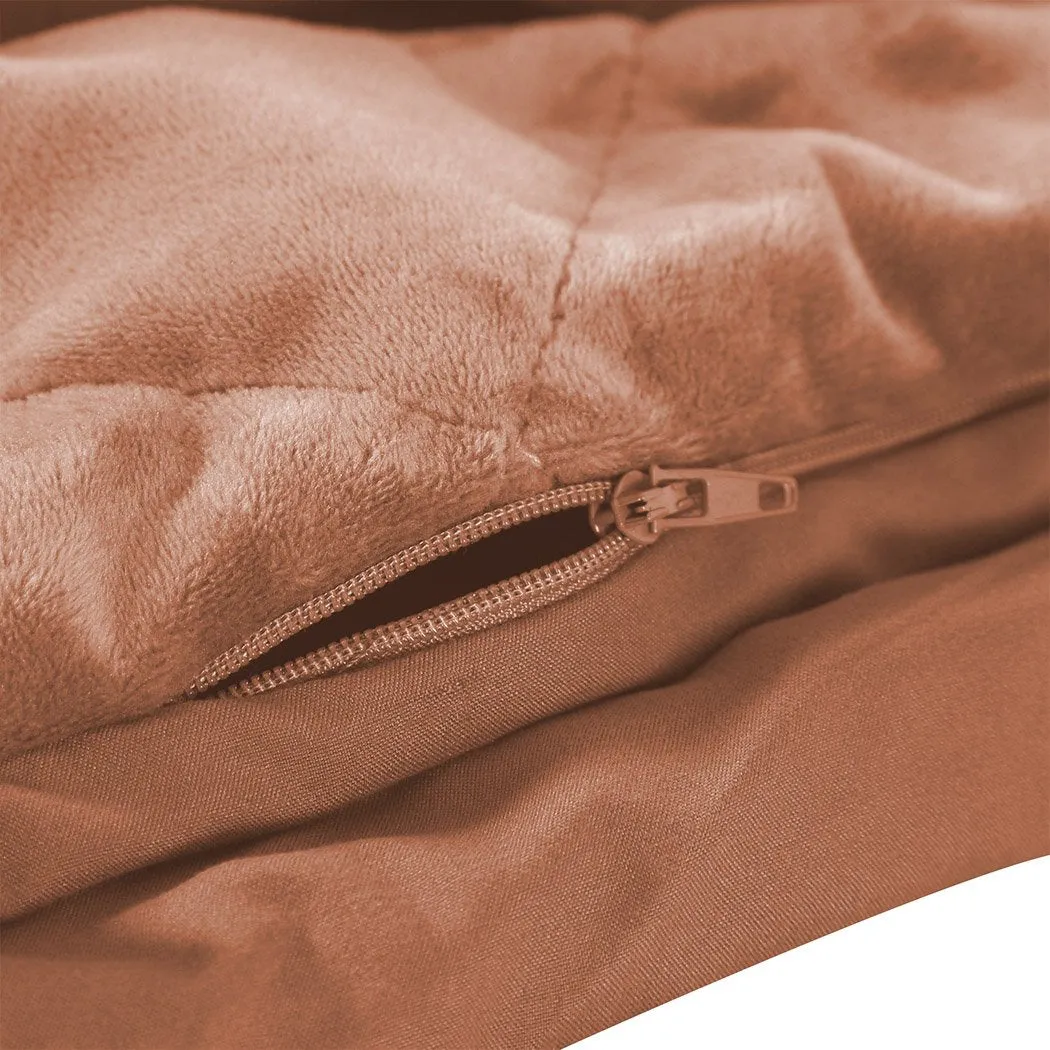5KG Anti Anxiety Weighted Blanket Gravity Blankets Dusty Pink Colour
