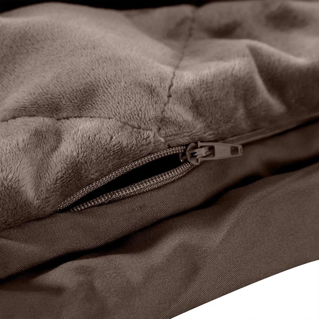 5KG Anti Anxiety Weighted Blanket Gravity Blankets Mink Colour