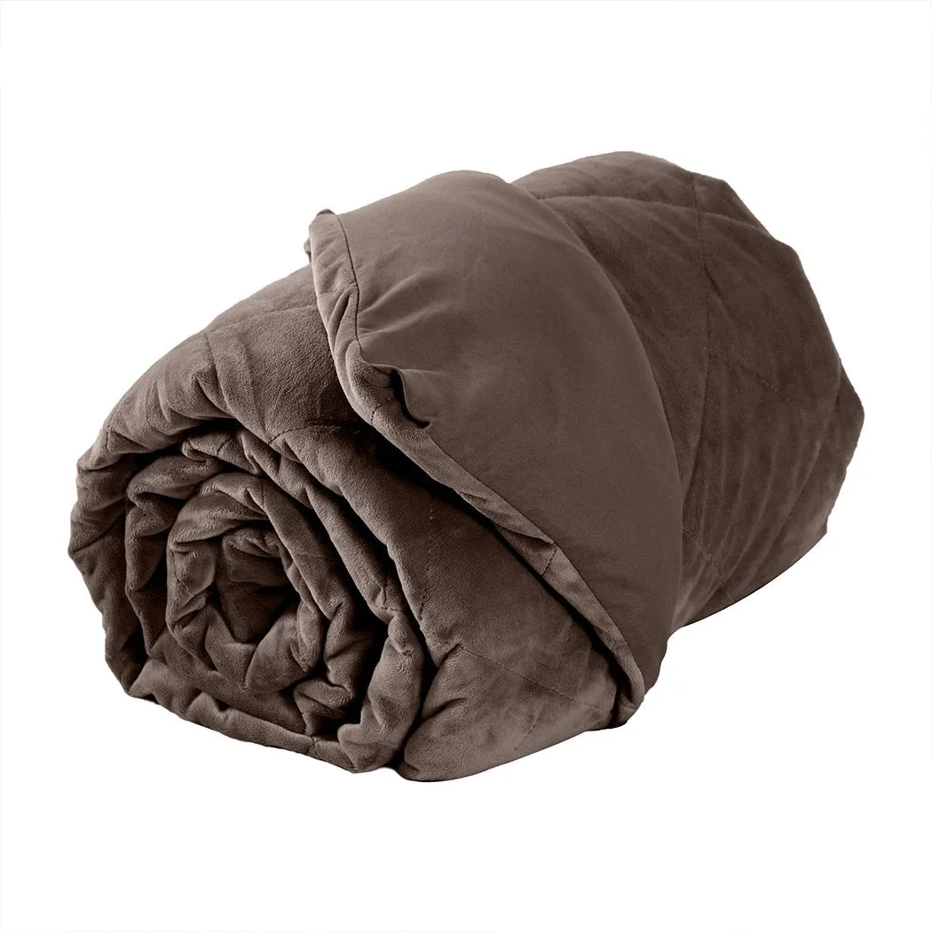 5KG Anti Anxiety Weighted Blanket Gravity Blankets Mink Colour