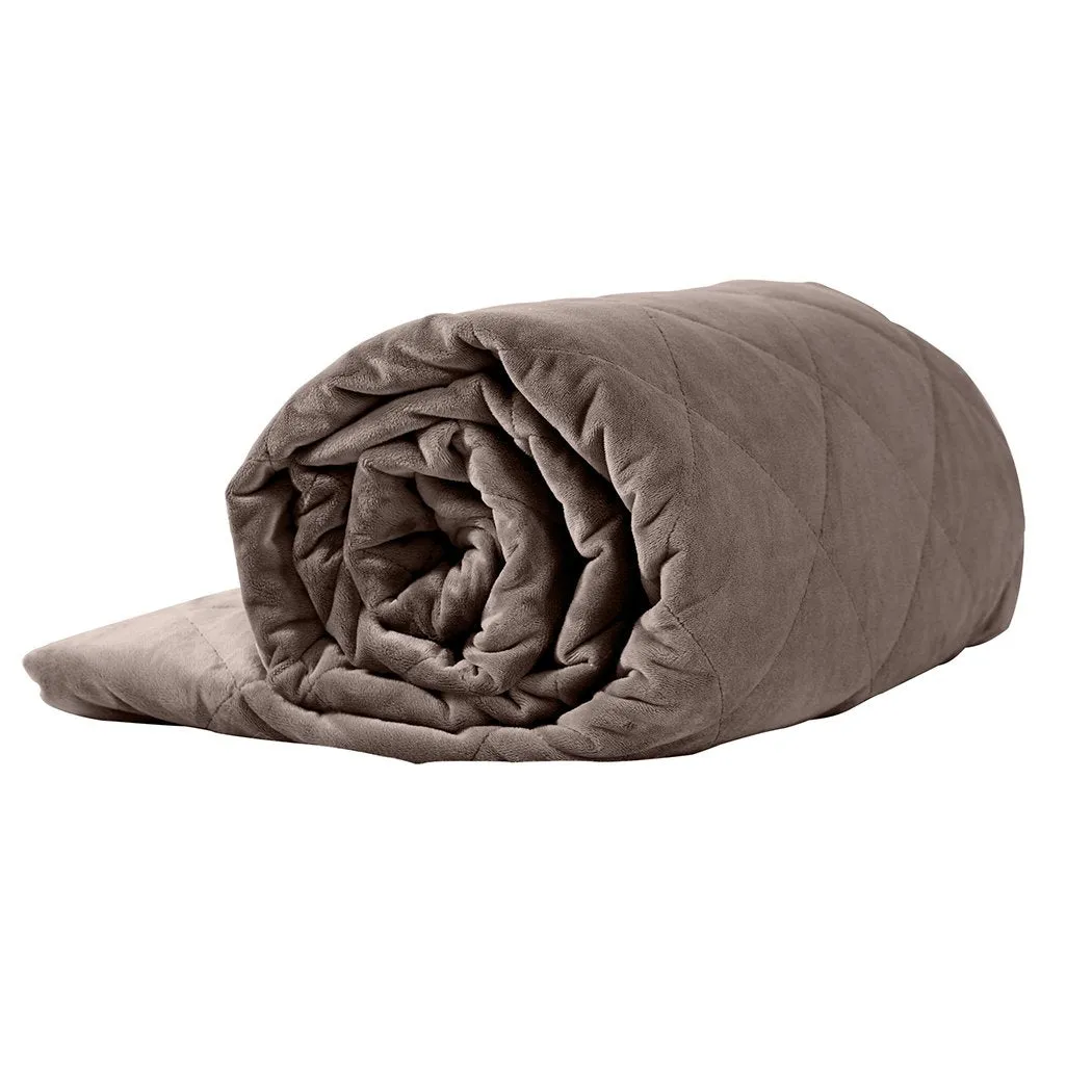 5KG Anti Anxiety Weighted Blanket Gravity Blankets Mink Colour