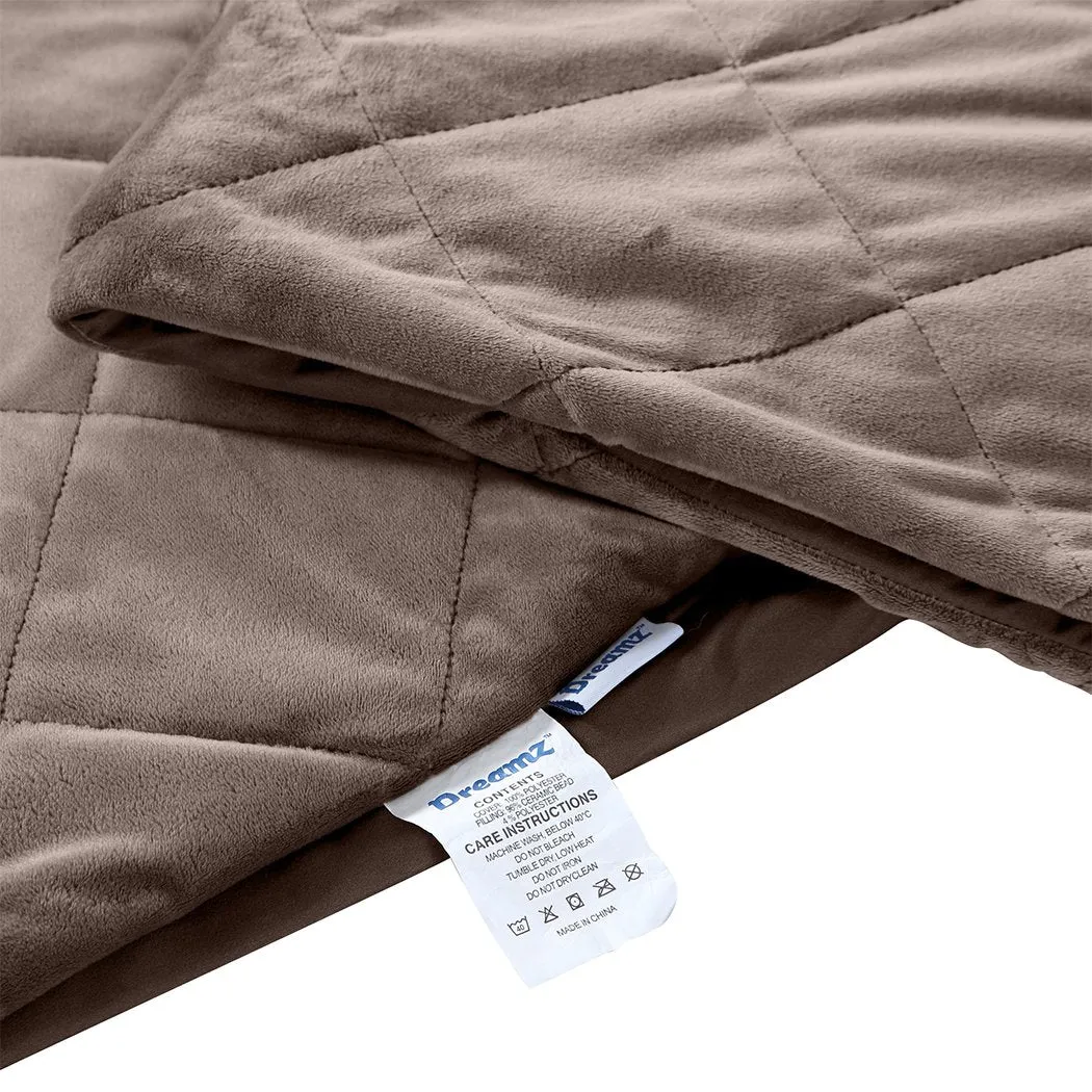 5KG Anti Anxiety Weighted Blanket Gravity Blankets Mink Colour