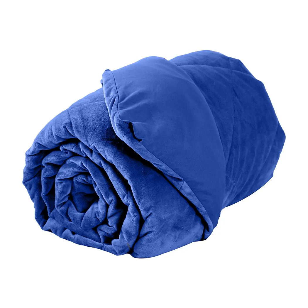 5KG Anti Anxiety Weighted Blanket Gravity Blankets Royal Blue Colour