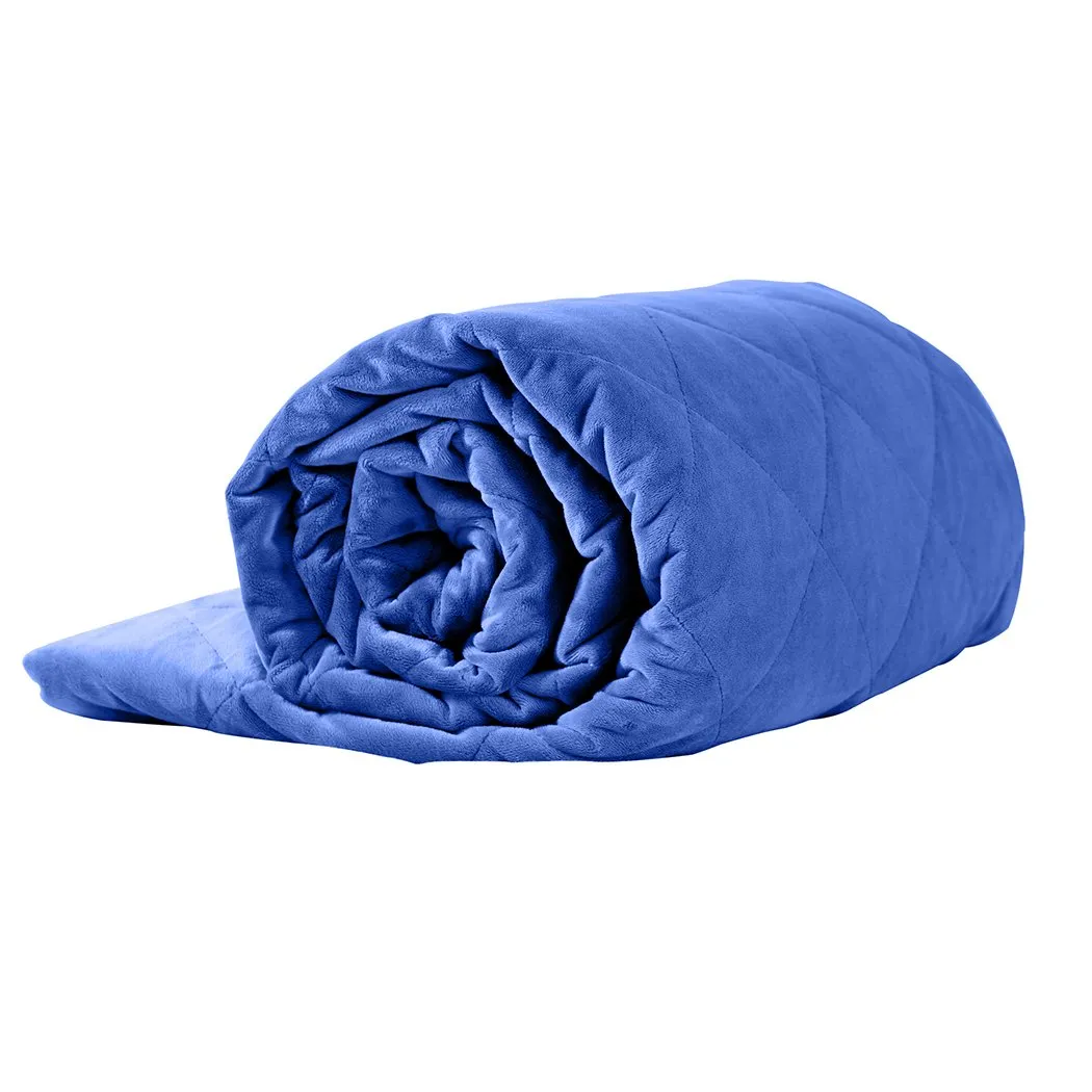 5KG Anti Anxiety Weighted Blanket Gravity Blankets Royal Blue Colour