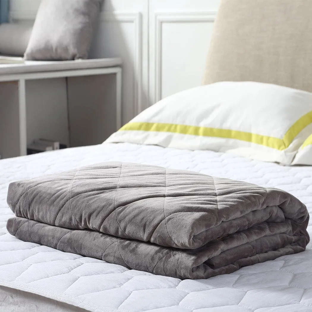 7KG Anti Anxiety Weighted Blanket Gravity Blankets Grey Colour