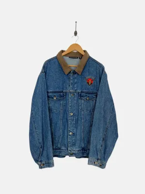 90's Chisholm Trail Embroidered Vintage Denim Jacket Size XL