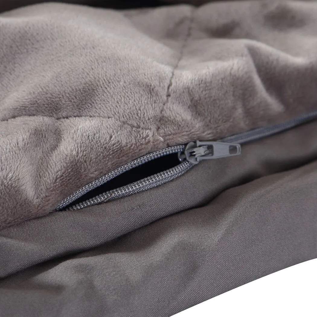 9KG Anti Anxiety Weighted Blanket Gravity Blankets Grey Colour