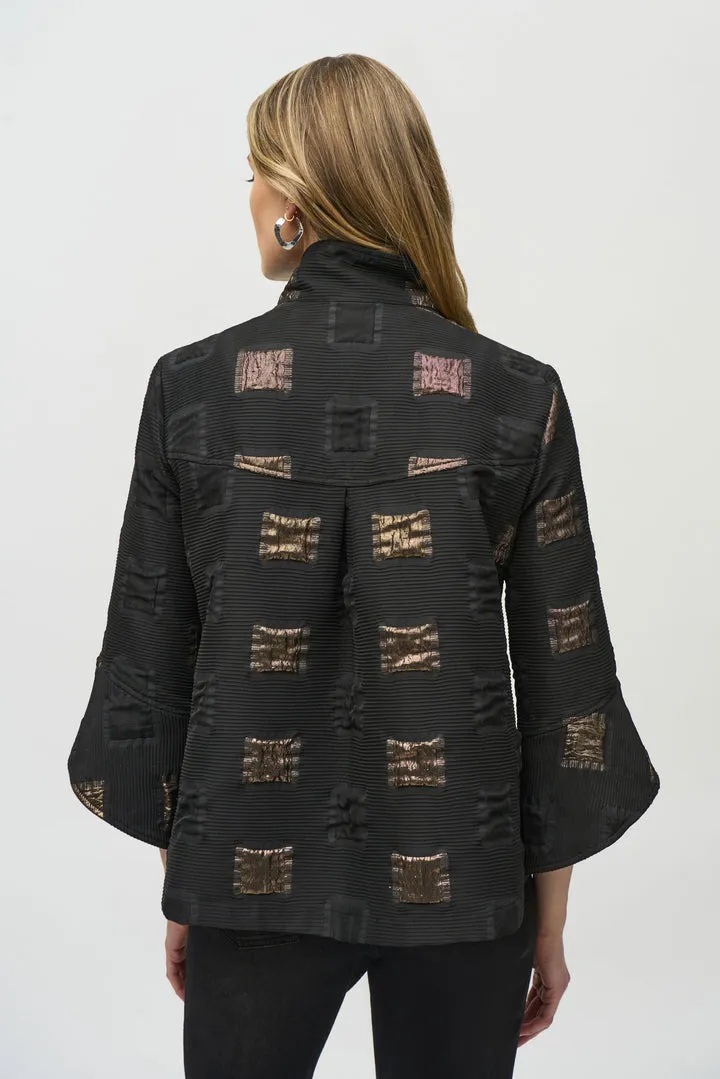 Abstract  Button Front Jacket