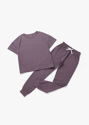 Adult Jersey Lounge Set | Elderberry