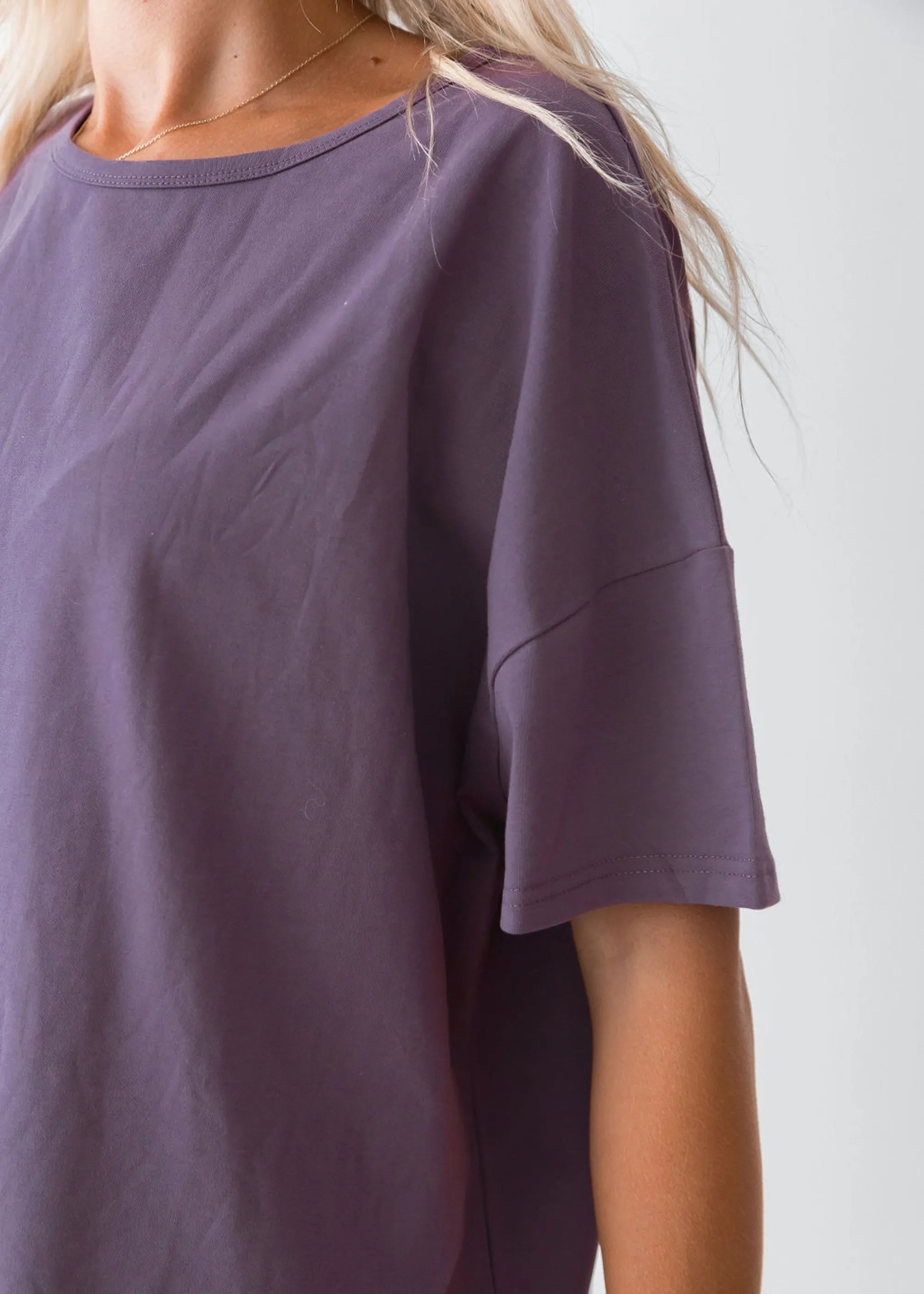 Adult Jersey Lounge Set | Elderberry