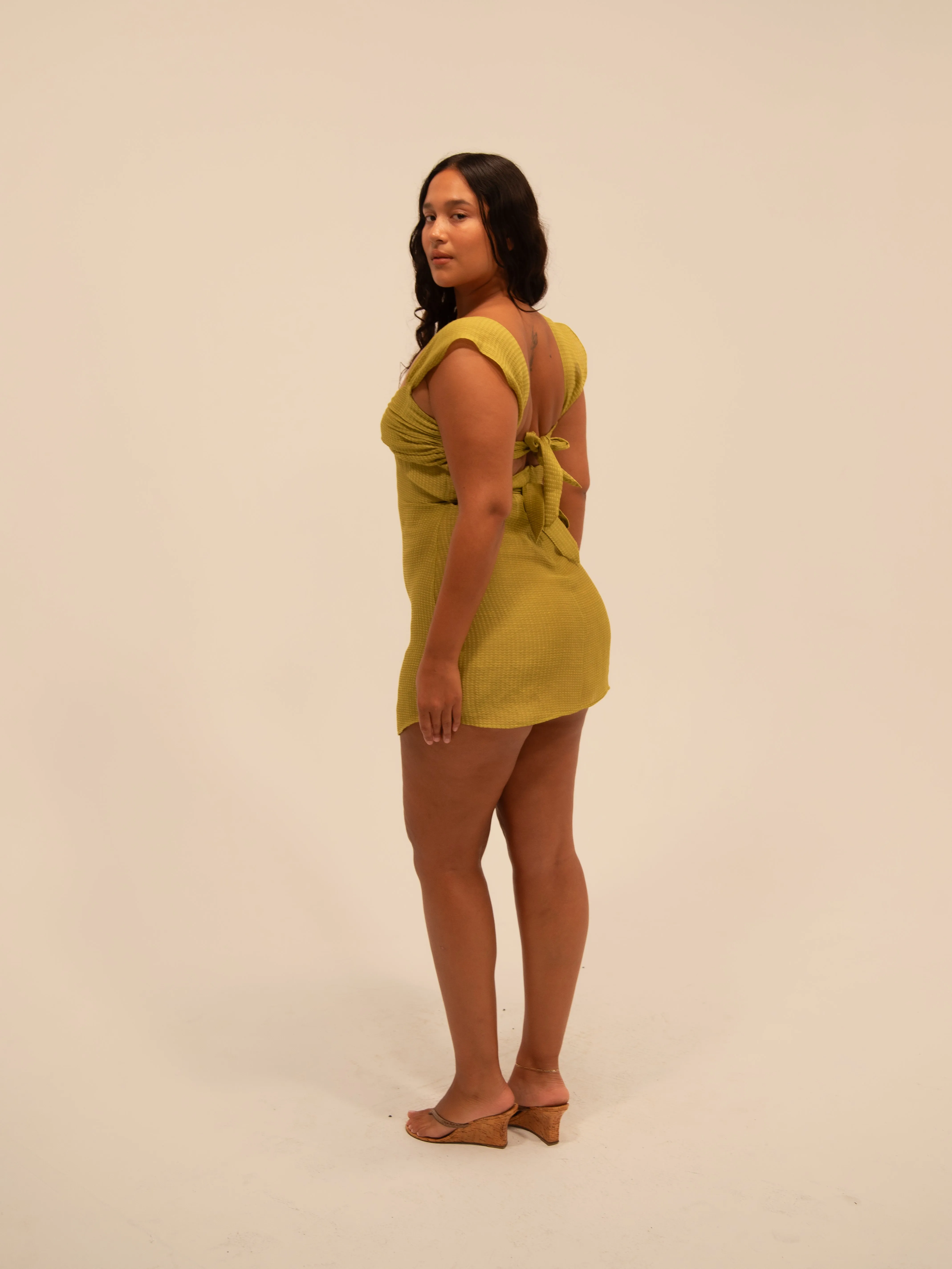 AUDREY DRESS IN SILK