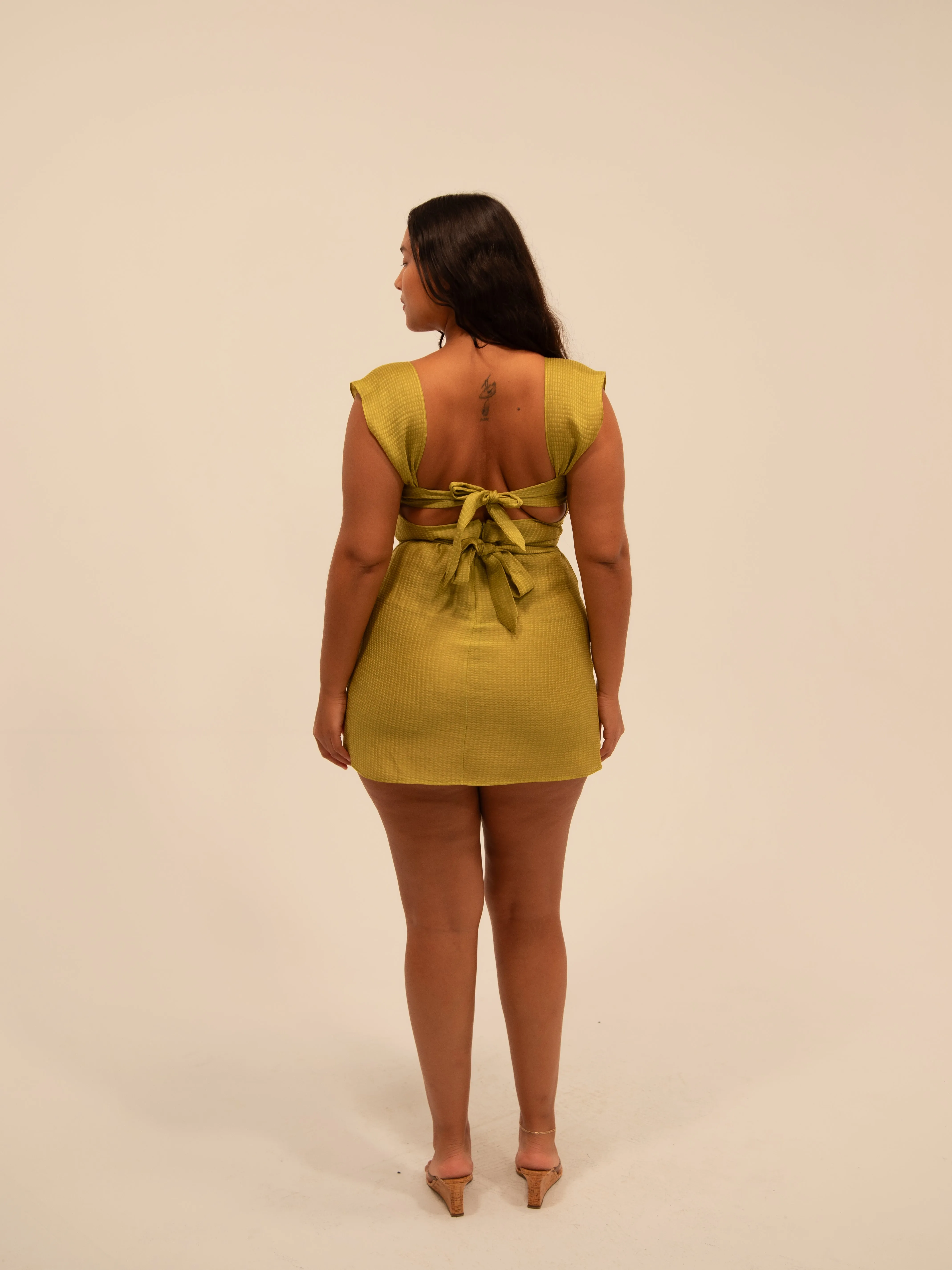 AUDREY DRESS IN SILK