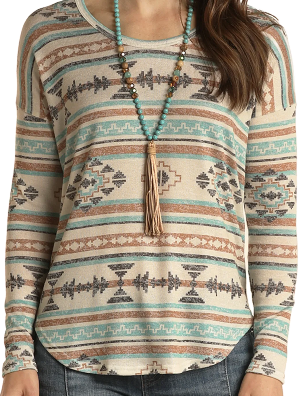 Aztec Sweater Top