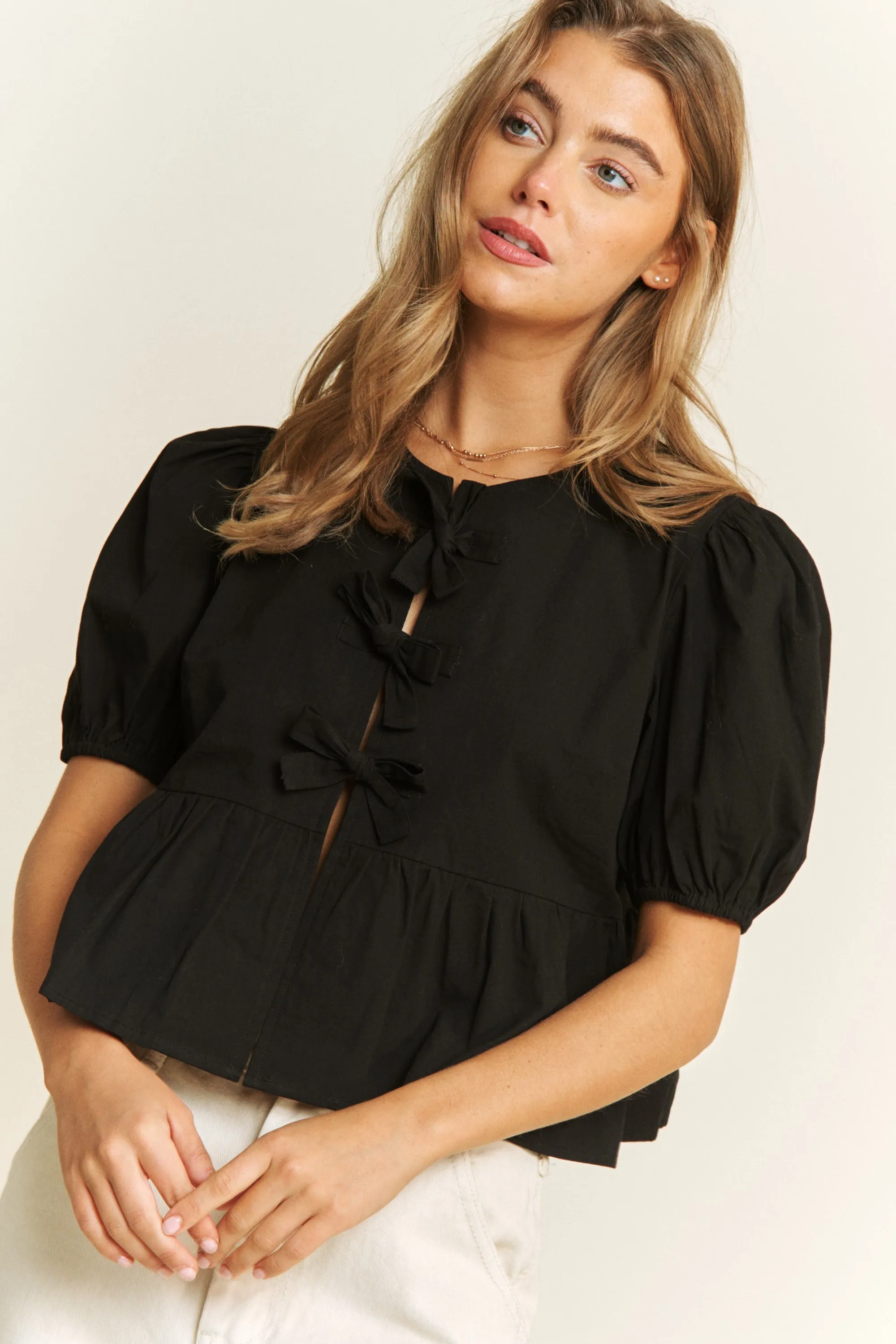 Babydoll Bow Top