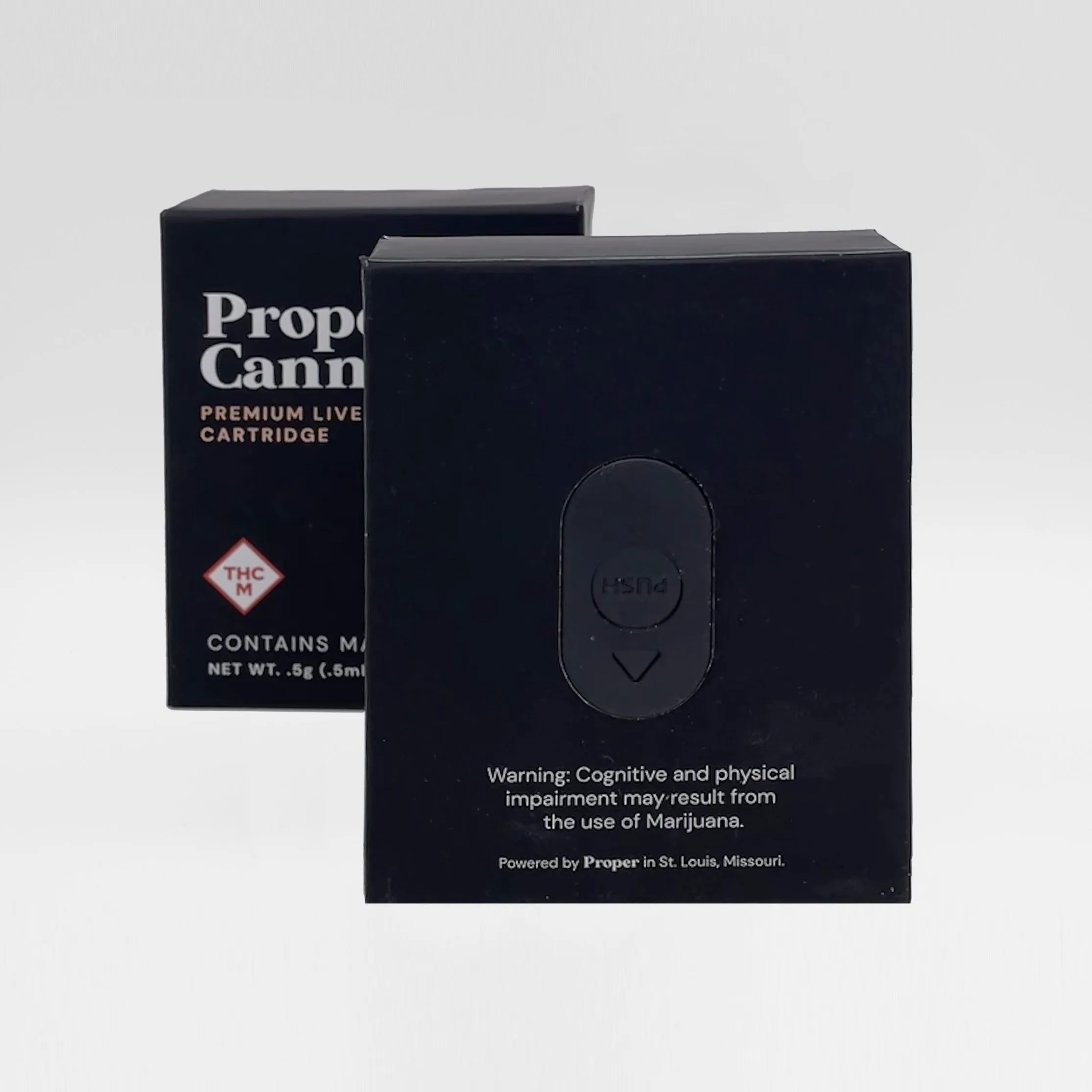 Back-Button Vape Cartridge Box