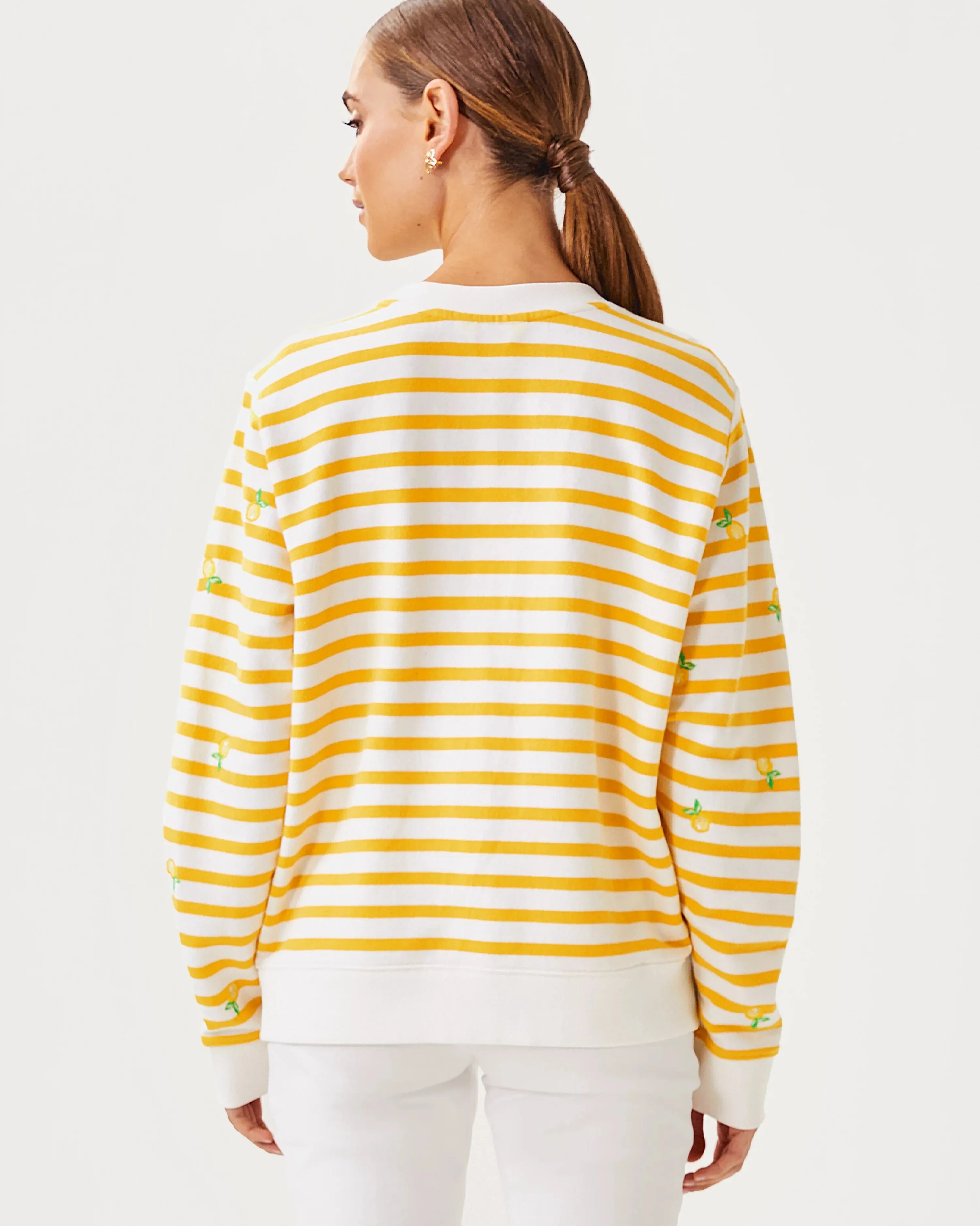 Ballad Long Sleeve Sweatshirt - Pink Muse x Resort White Make Limeade