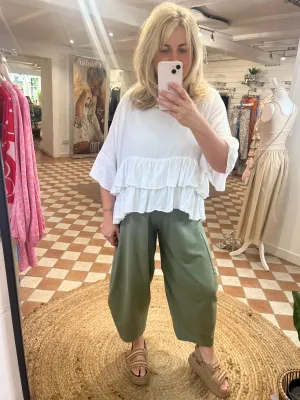 Balloon Joggers - Light Khaki