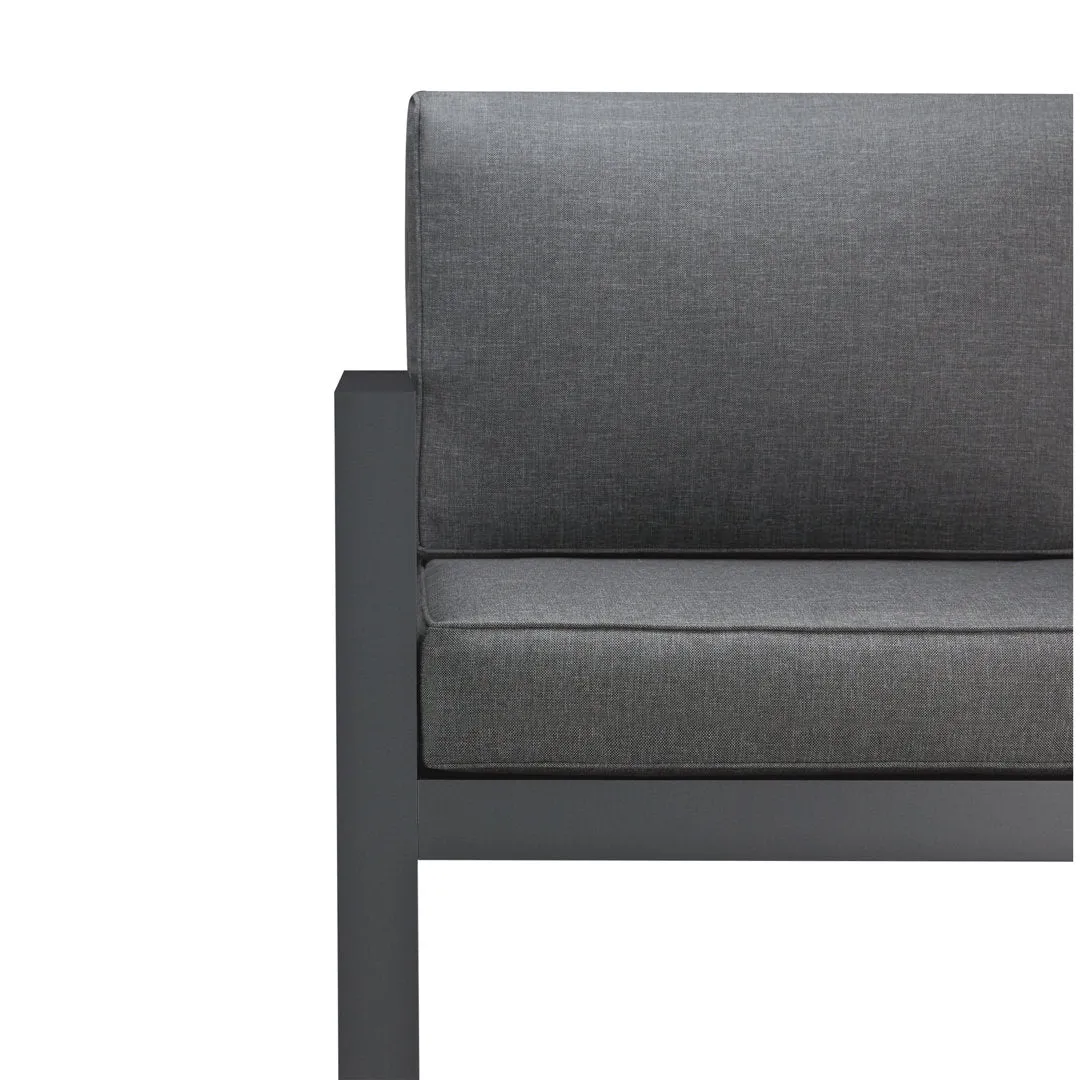BALTIC Patio Chair (Set of 2) Real Flame Frame Color: Gray