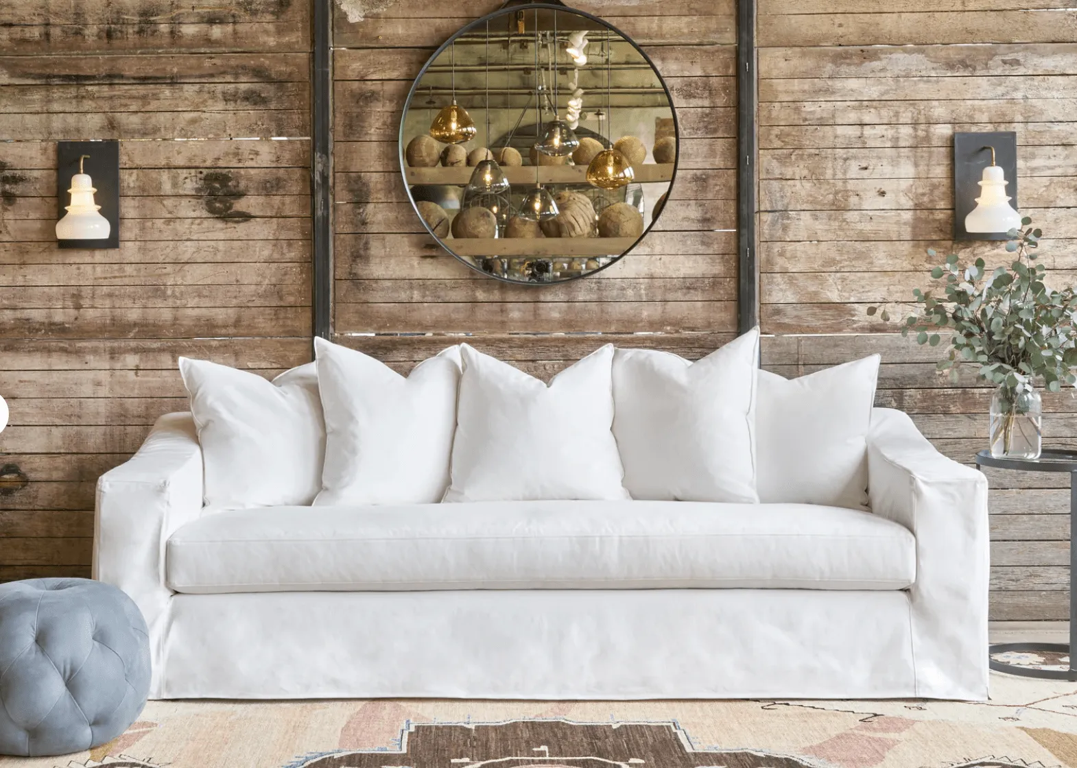 Barbuda 96in Slipcovered Sofa
