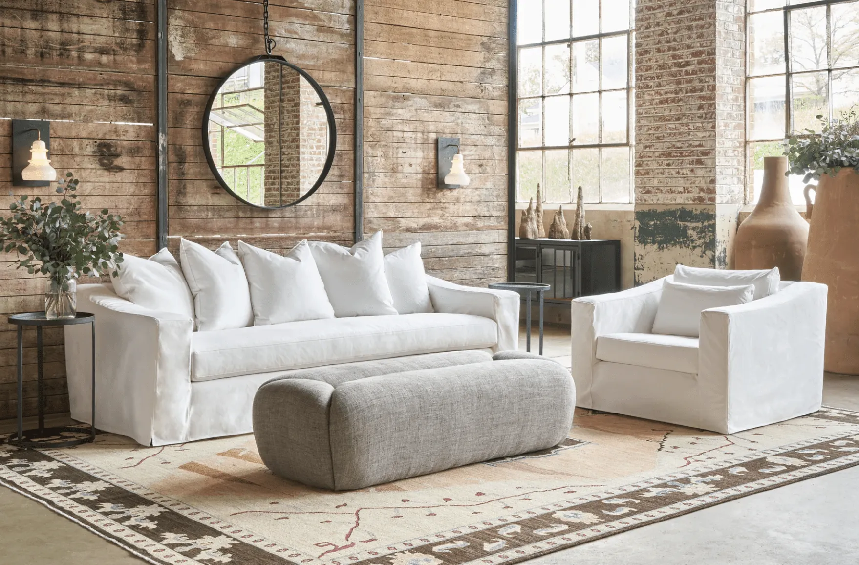 Barbuda 96in Slipcovered Sofa
