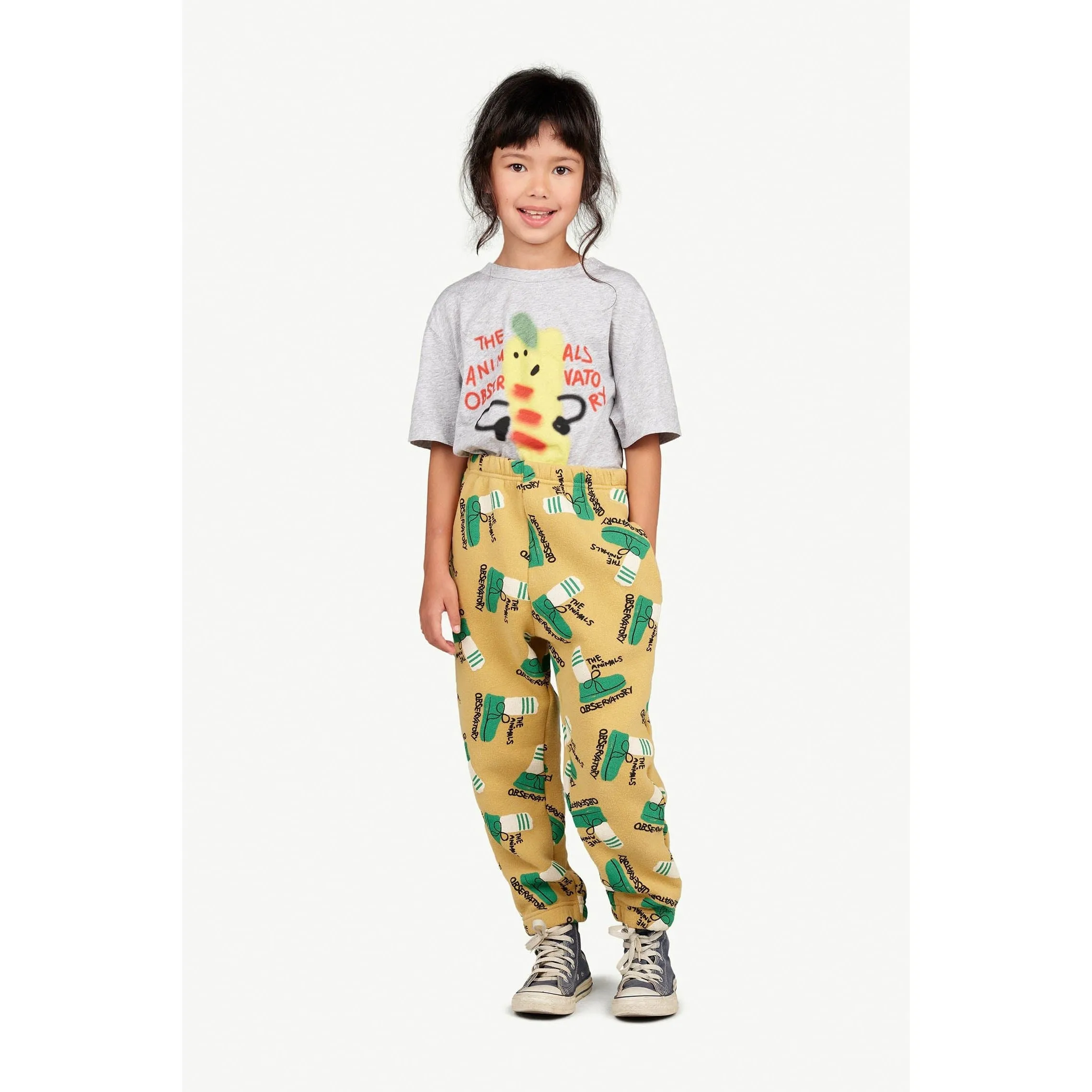 Big Rooster Kids T-Shirt - Grey