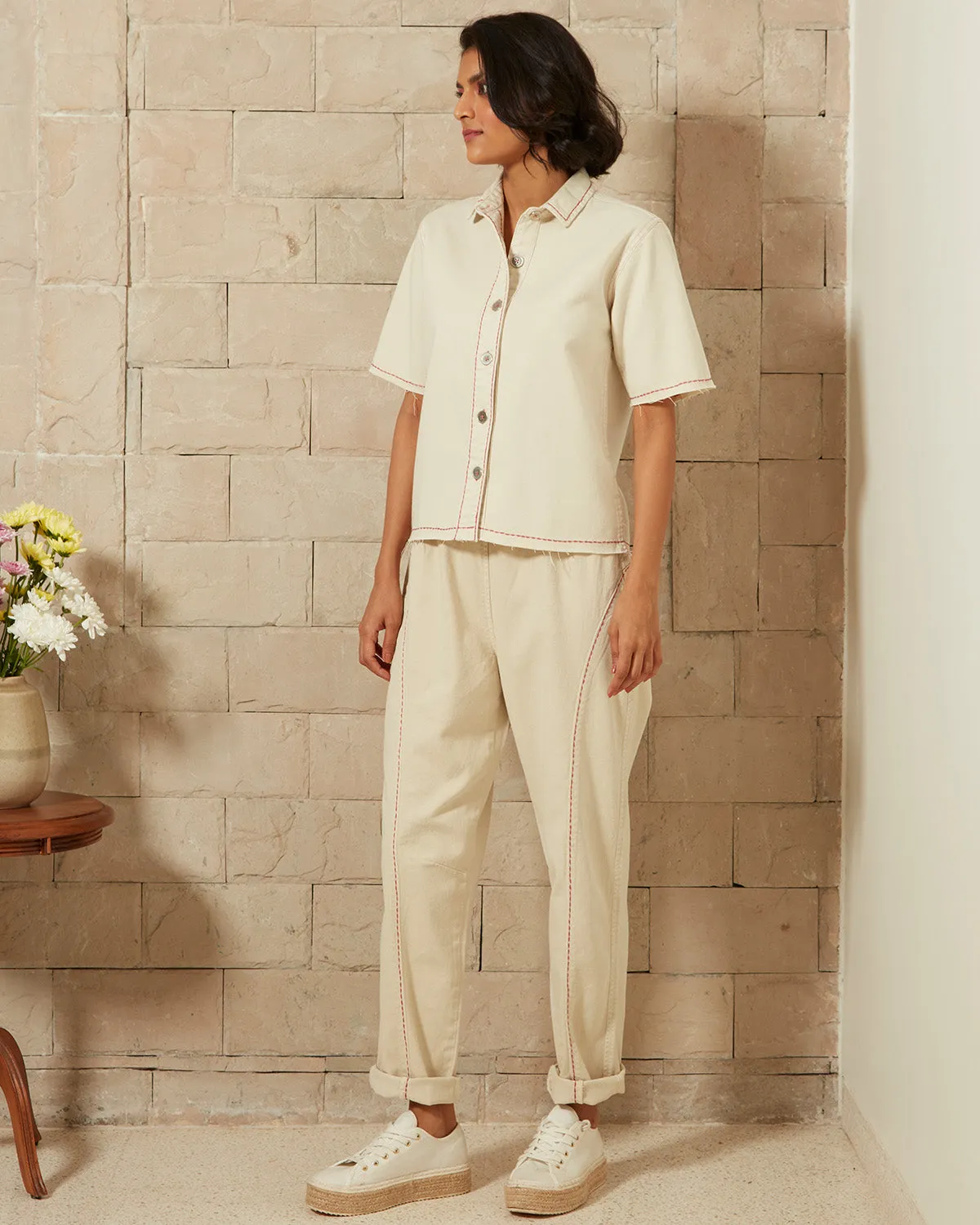 Blank Space Embroidered Shacket