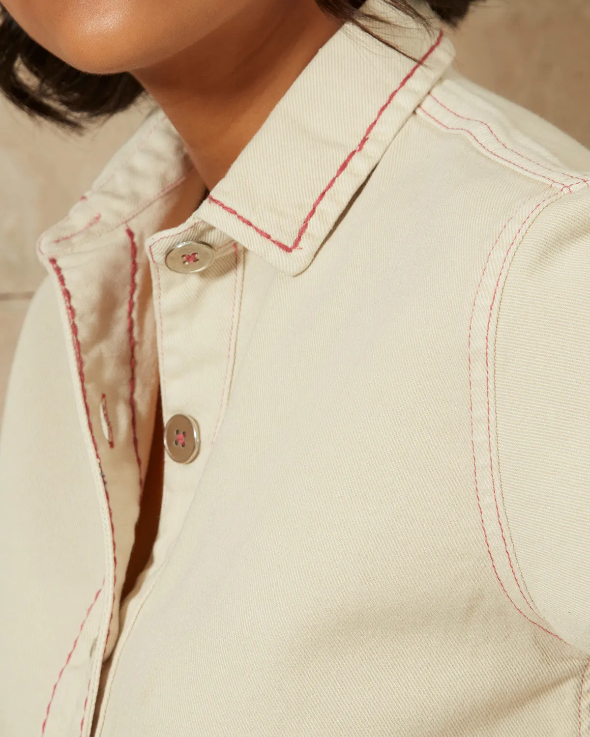 Blank Space Embroidered Shacket