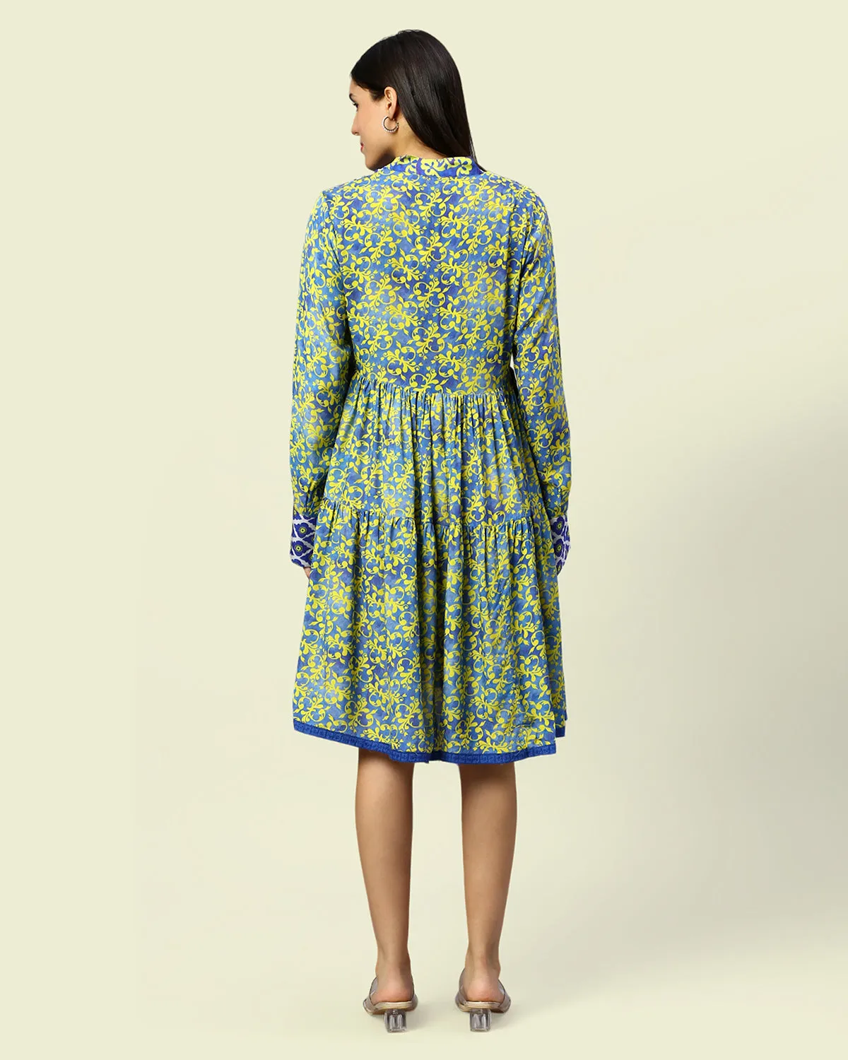 Blue Pottery Tunic Dress