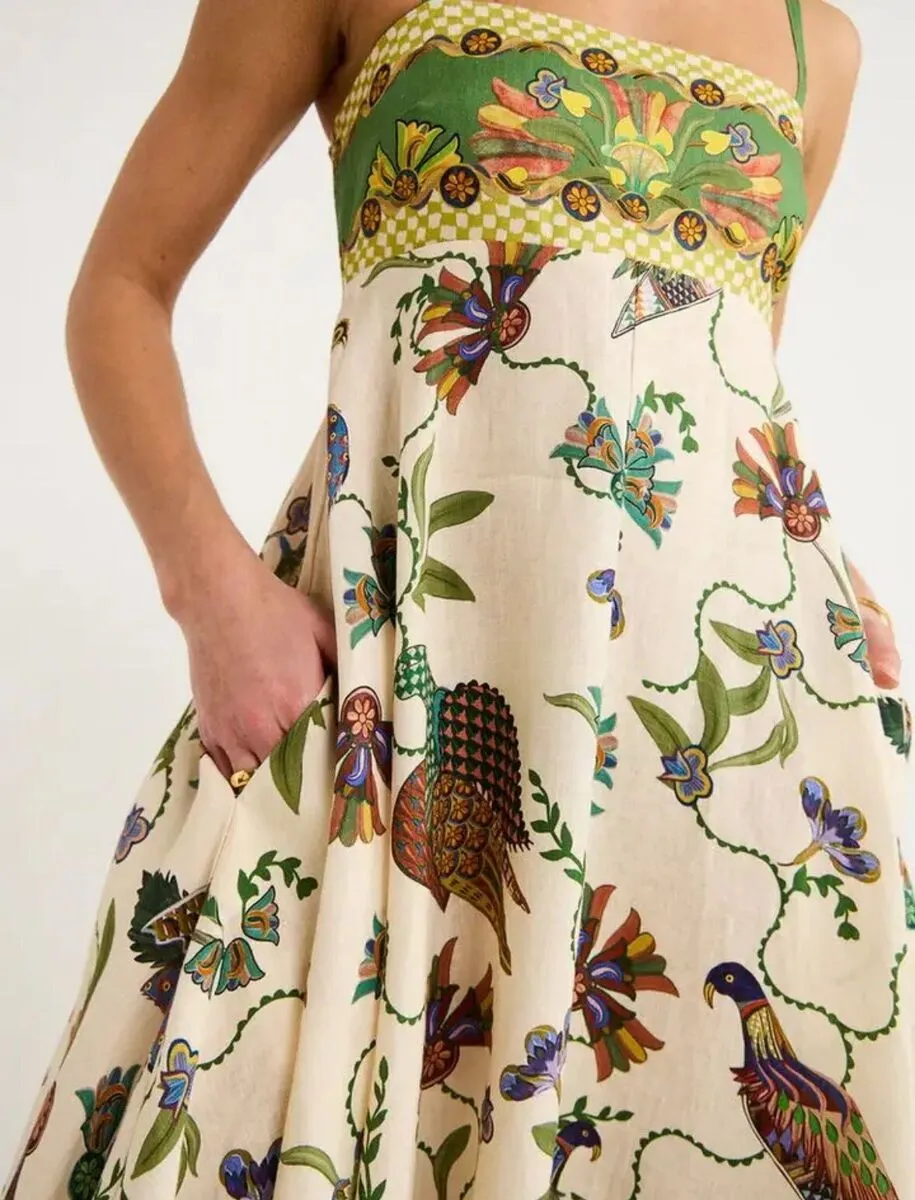 Boho Summer Sun Dress