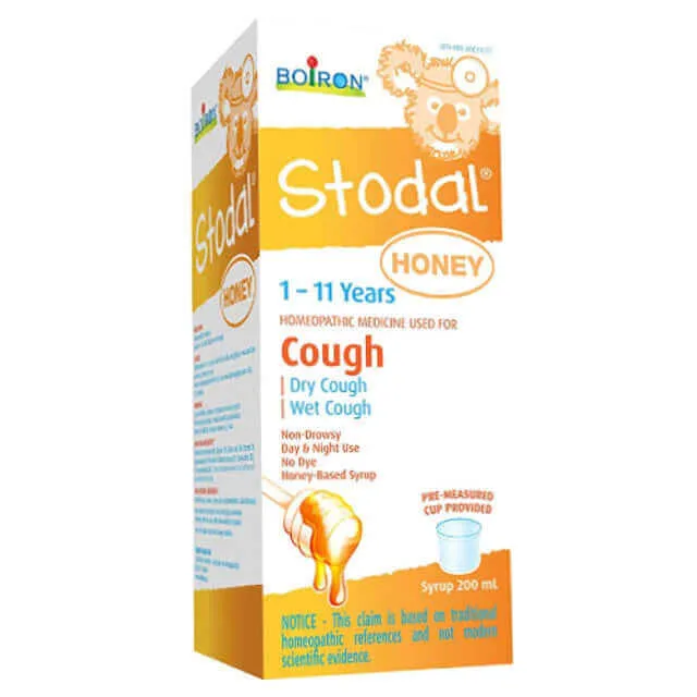 Boiron Children's Stodal Cough Syrup with Honey