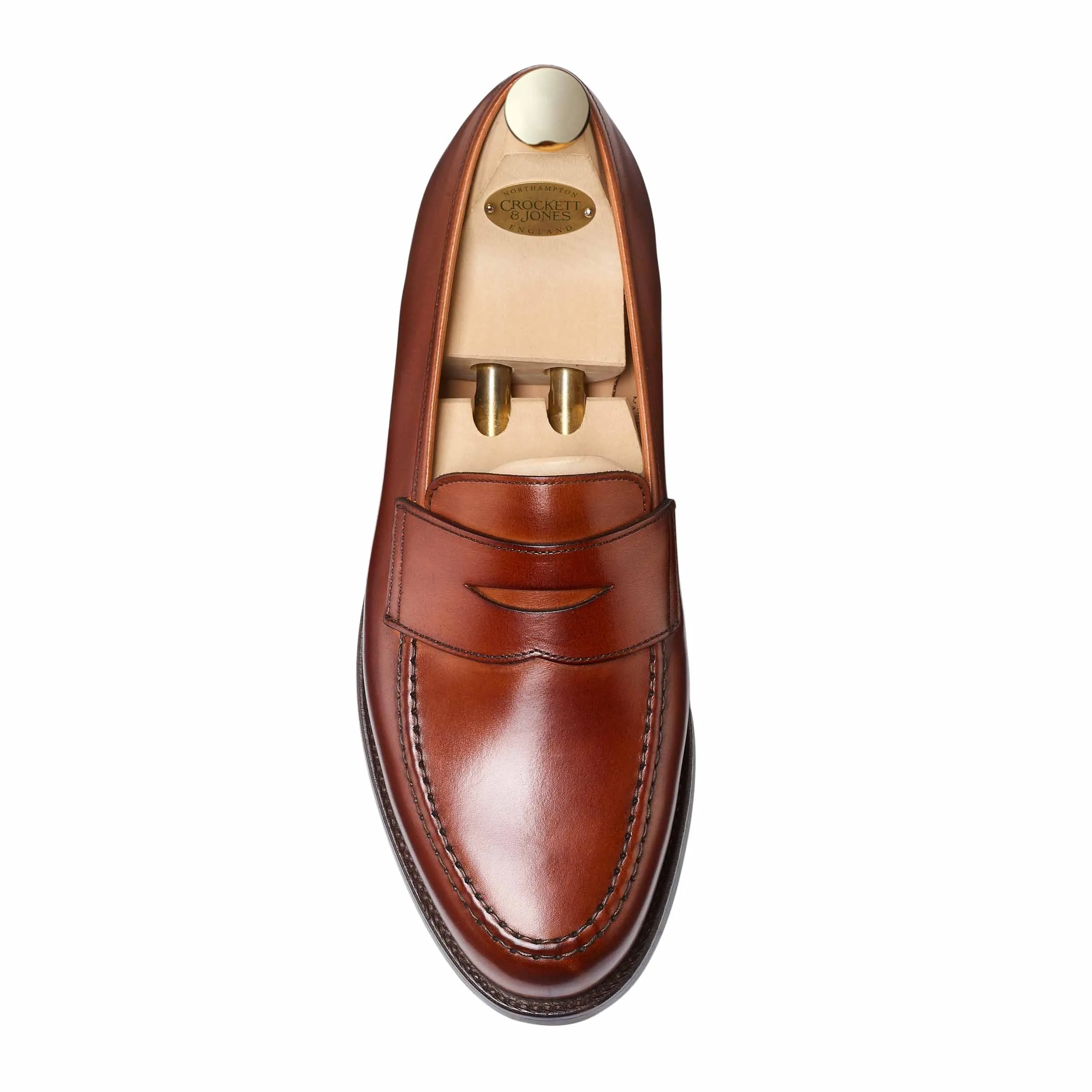 Boston Chestnut Calf 'City' Crockett & Jones