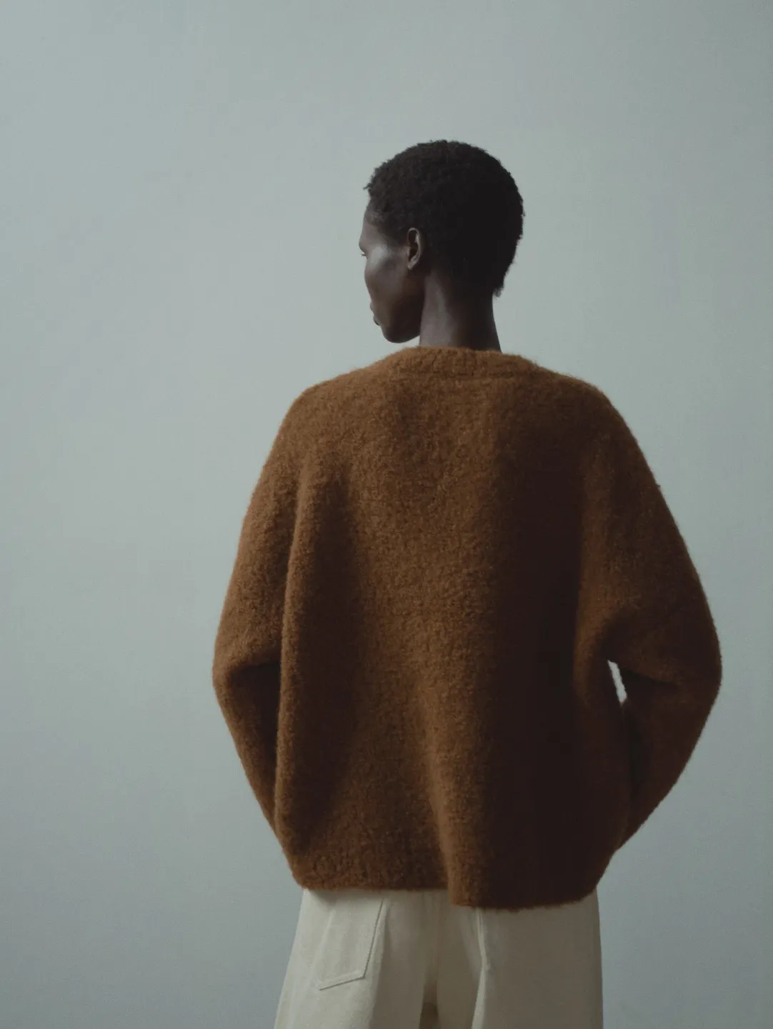 Boucle Sweater, Toffee
