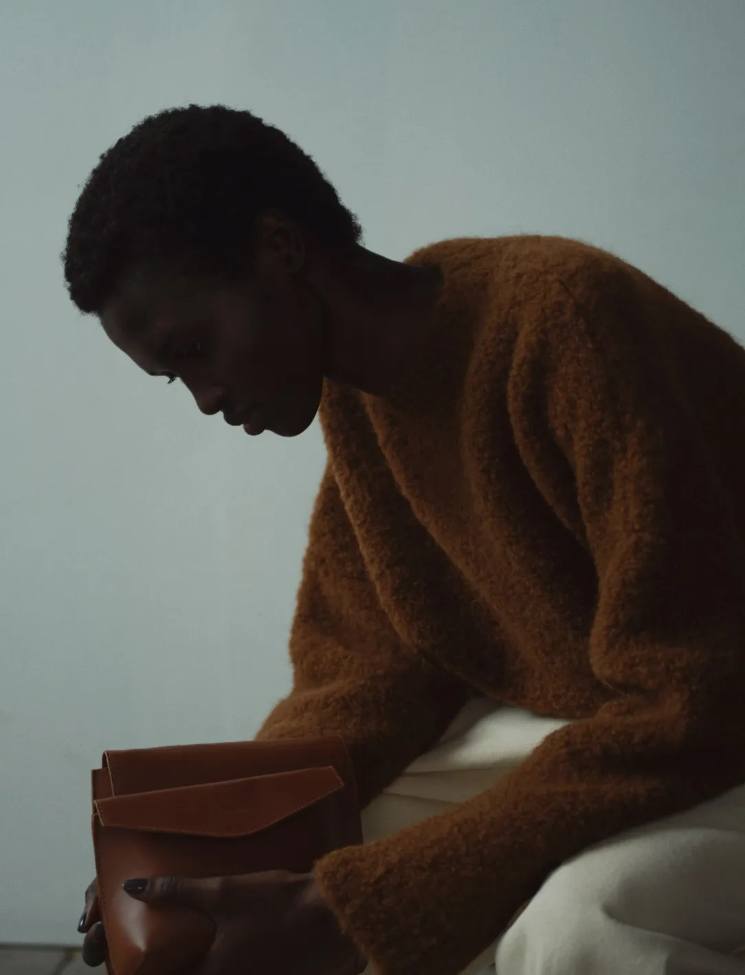 Boucle Sweater, Toffee