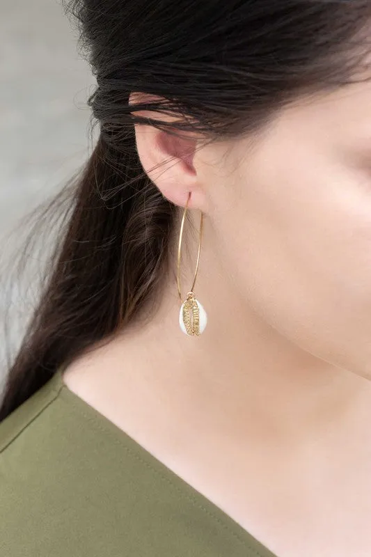 By the Shore Hoop Earrings - 14K