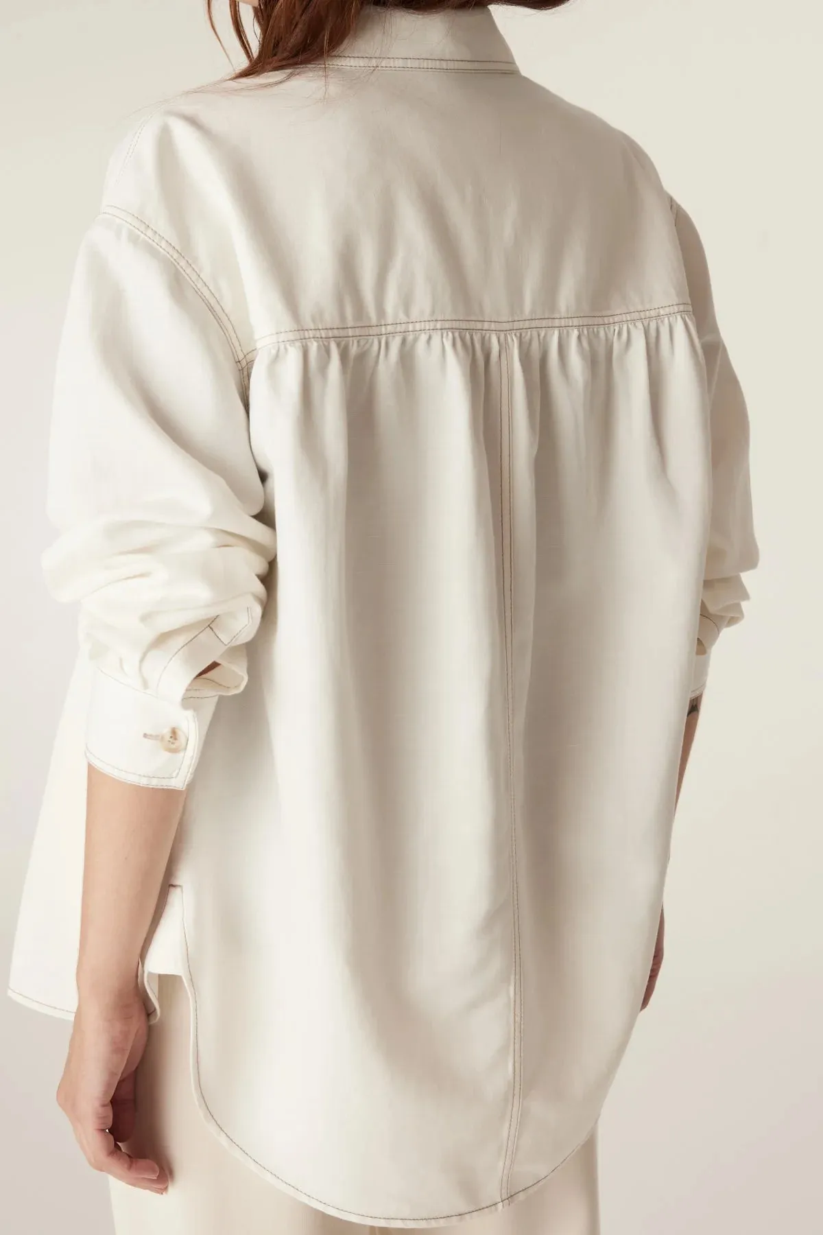 Cable Melbourne, Skye Shirt | Ecru