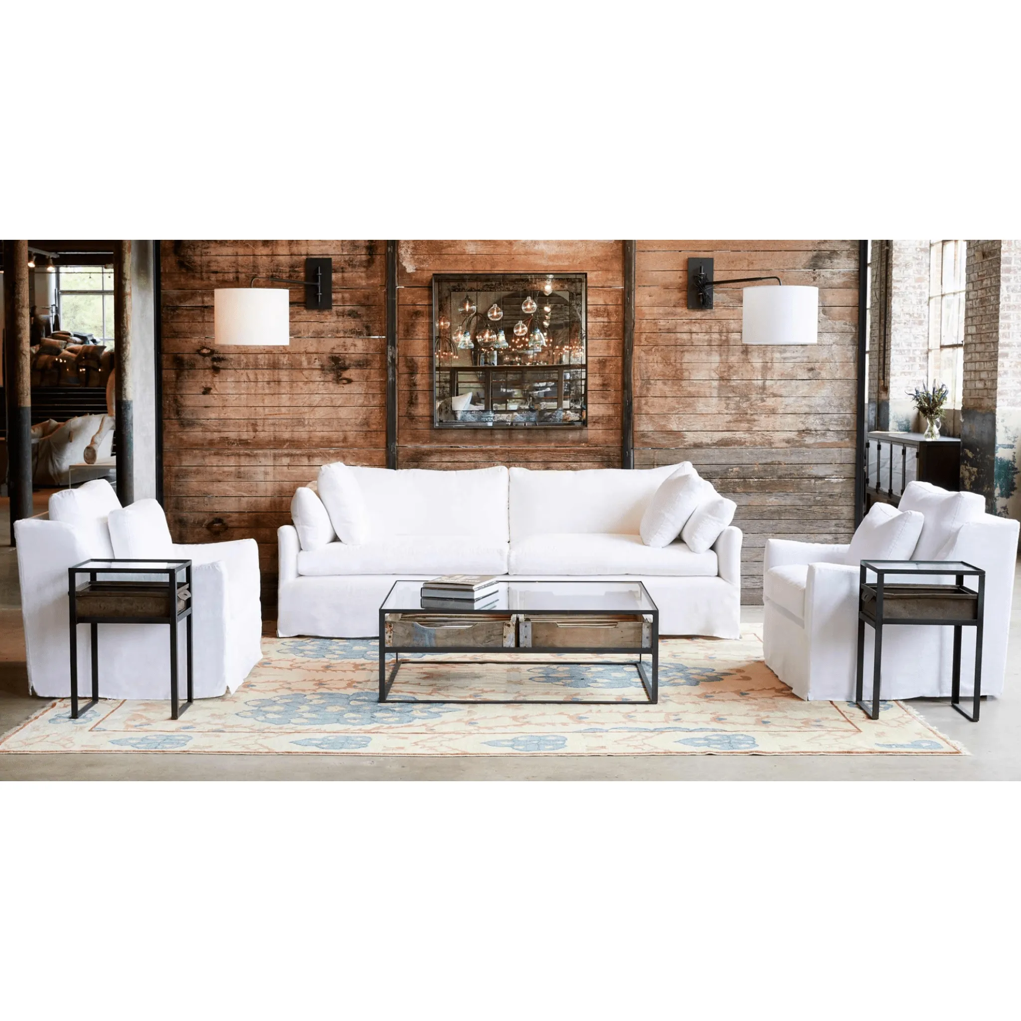 Caicos 96in Slipcovered Sofa