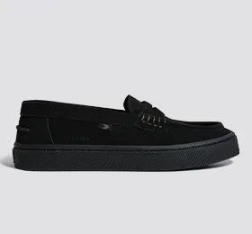 CAJU All Black Suede Loafer