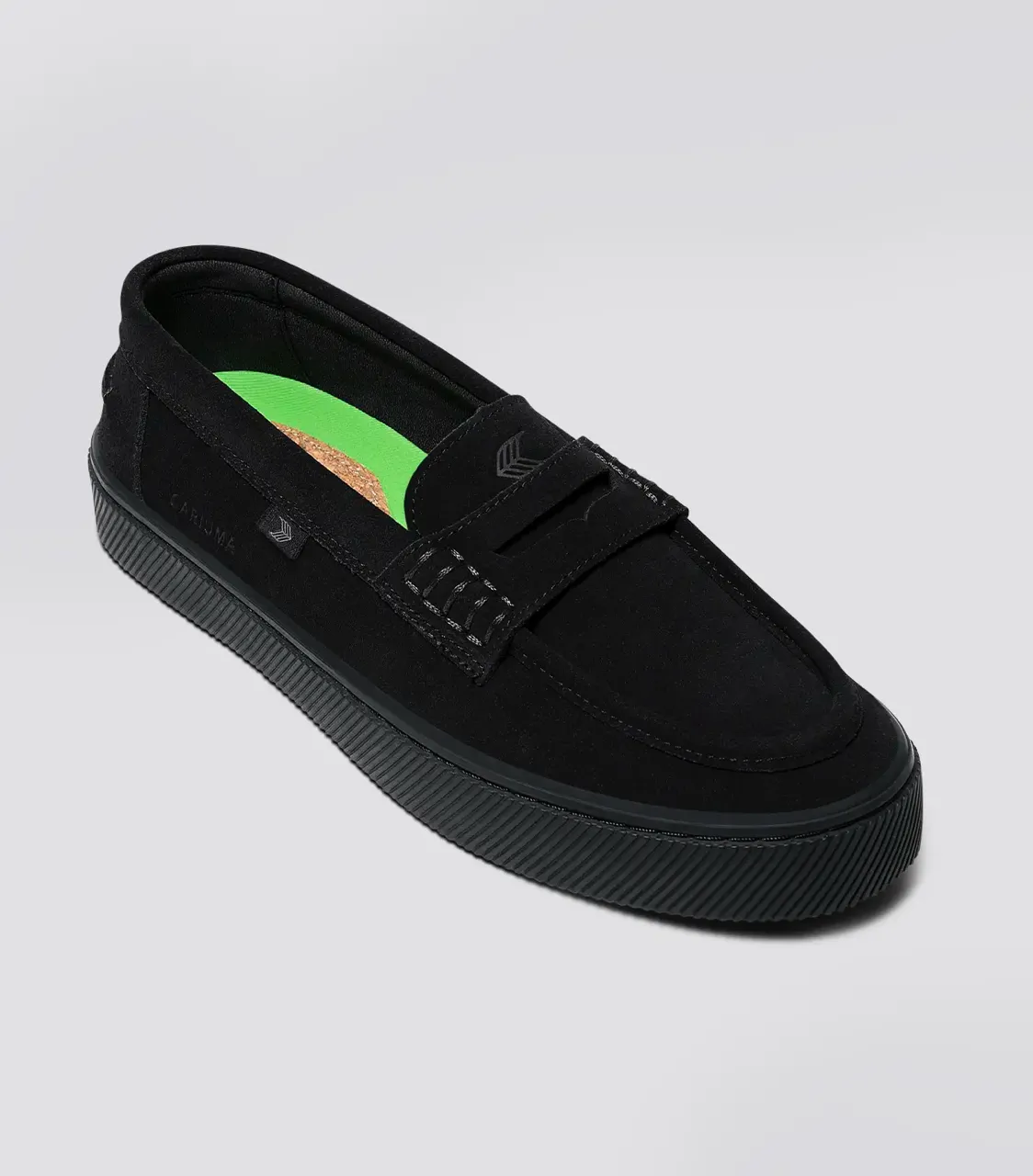 CAJU All Black Suede Loafer