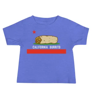 California Burrito Baby Heather Blue Short Sleeve Tee