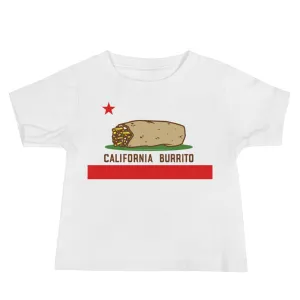 California Burrito Baby White Short Sleeve Tee