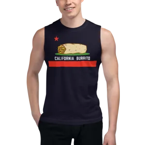 California Burrito Men's Navy Muscle Shirt