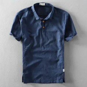 Camden Linen Collar Tee
