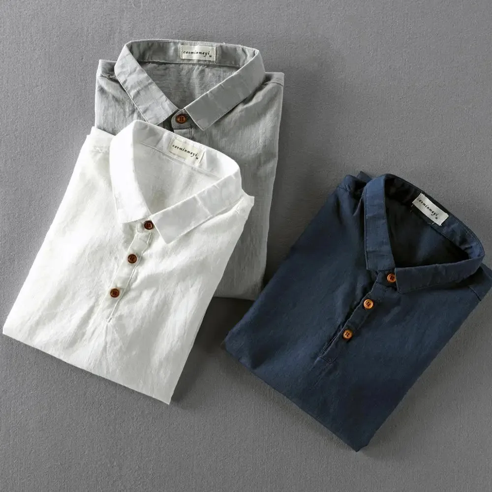 Camden Linen Collar Tee
