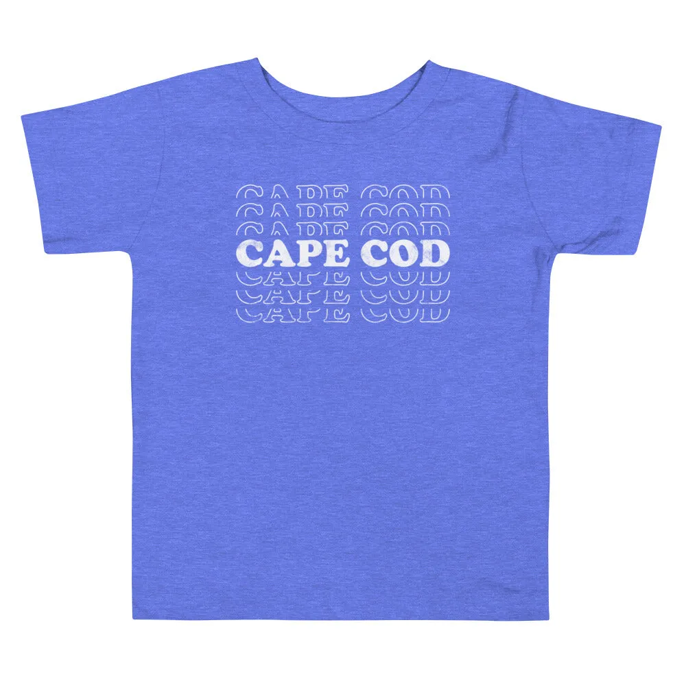 Cape Cod Retro Toddler Short Sleeve T-Shirt