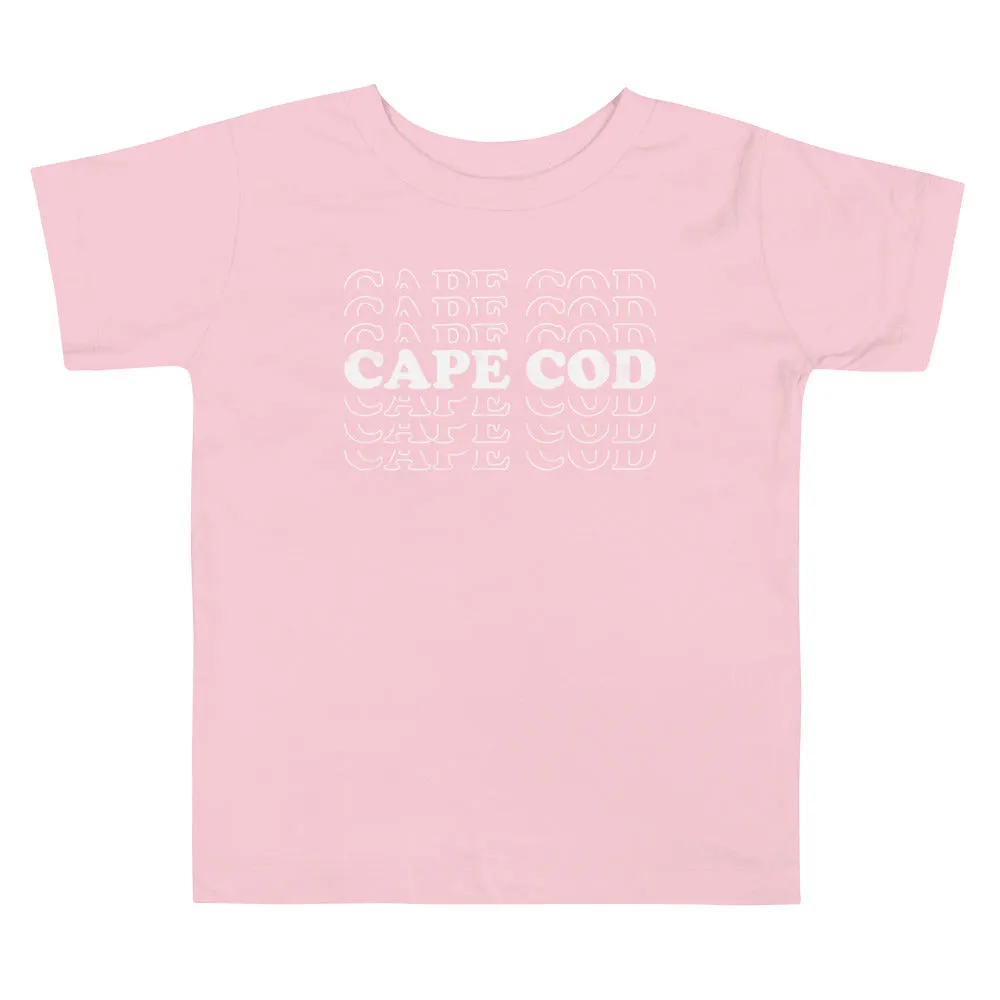 Cape Cod Retro Toddler Short Sleeve T-Shirt