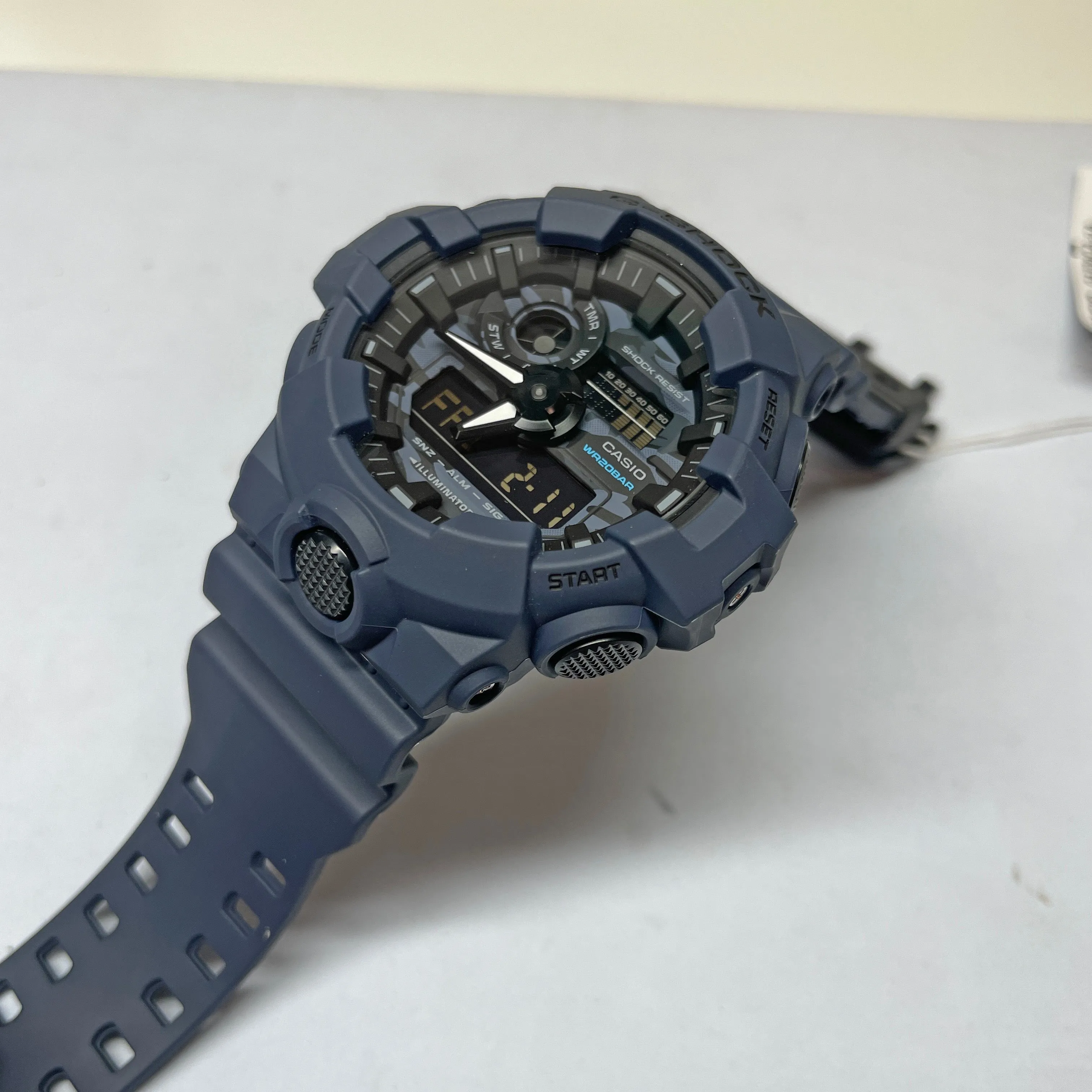 CASIO G-SHOCK GA700CA-2A Dark Blue Utility Camouflage Camo Watch