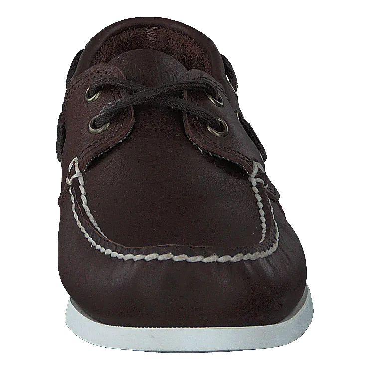Cedar Bay Boat Shoe Dk Brown Full Grain